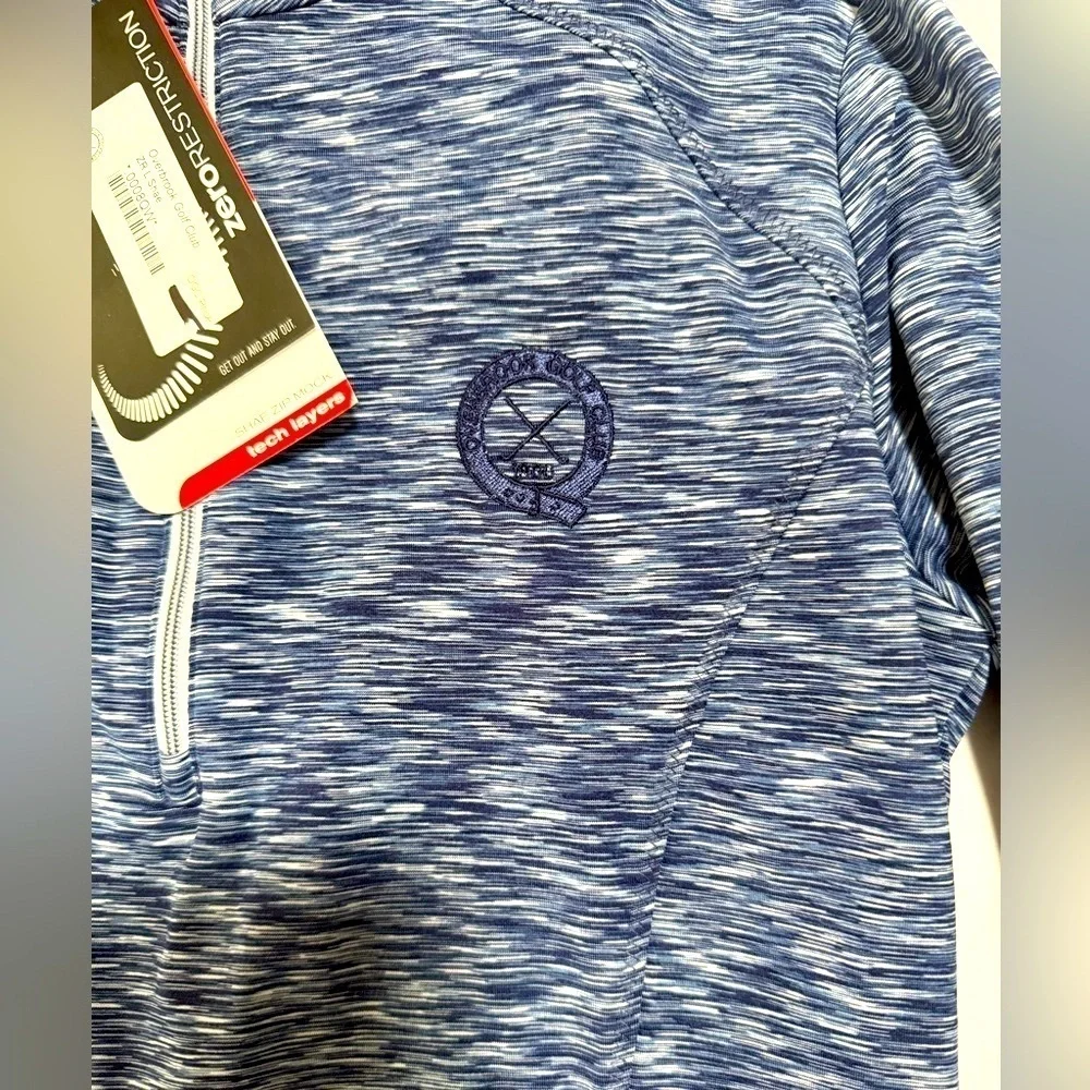 Two Overbrook golf club women’s quarter zips size small. One is NWT._3